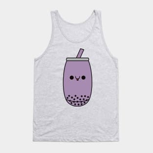 Cute Taro Bubble Tea - Kawaii Boba Tea Tank Top